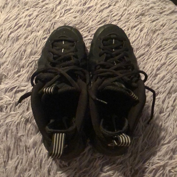 Nike Foamposite One Triple Black Suede on feetYouTube